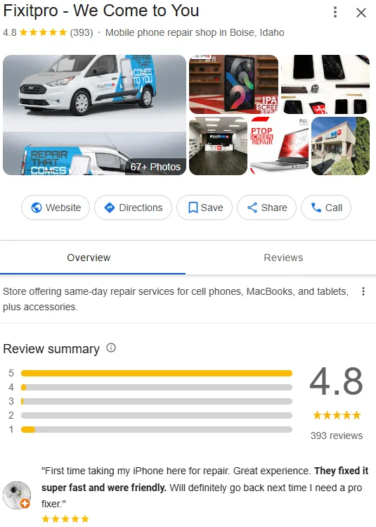 Fixitpro - We Come to You Google Business Profile after
